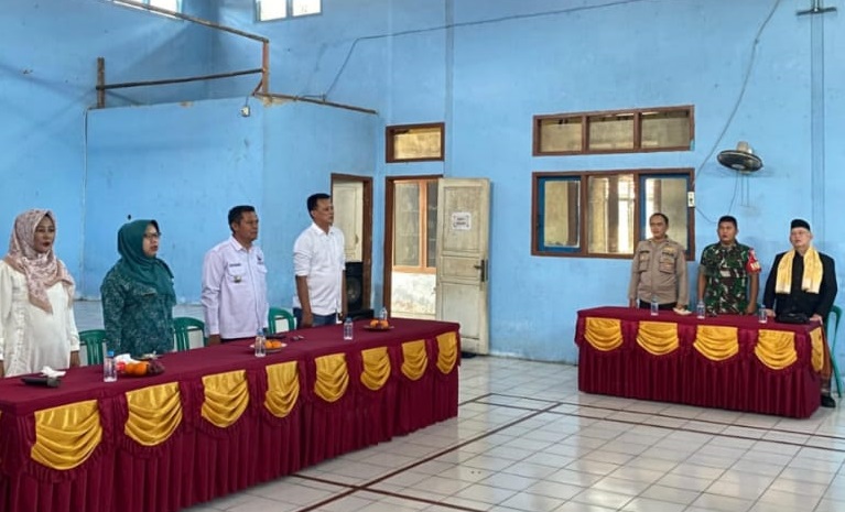 KOPDA ARIS HADIRI KEGIATAN PISAH SAMBUT CAMAT AGRABINTA