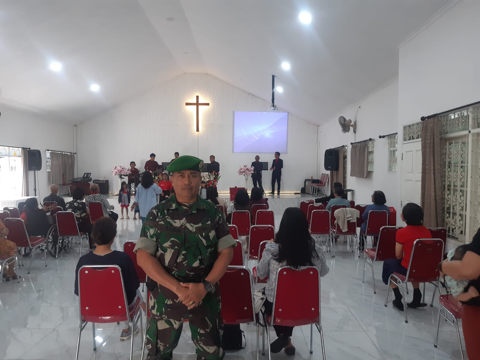 PELTU SUBARNA DARI AMANKAN KEGIATAN IBADAH KENAIKAN YESUS