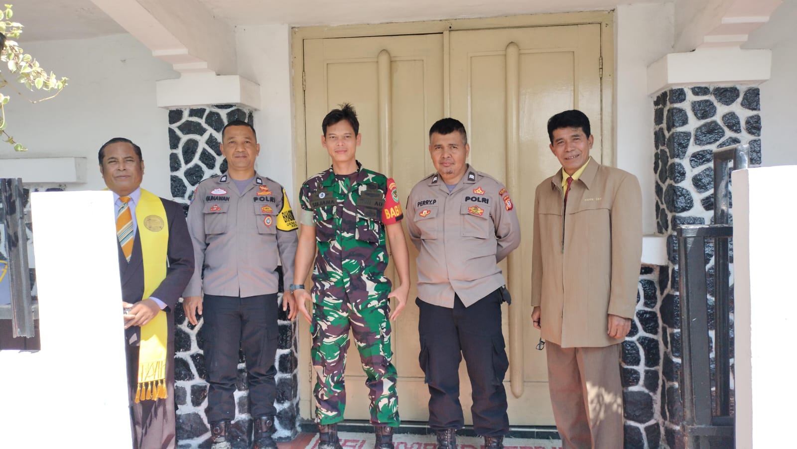 SERDA SUJANA AMANKAN KEGIATAN KENAIKAN TUHAN YESUS DI GEREJA KRISTEN PASUNDAN