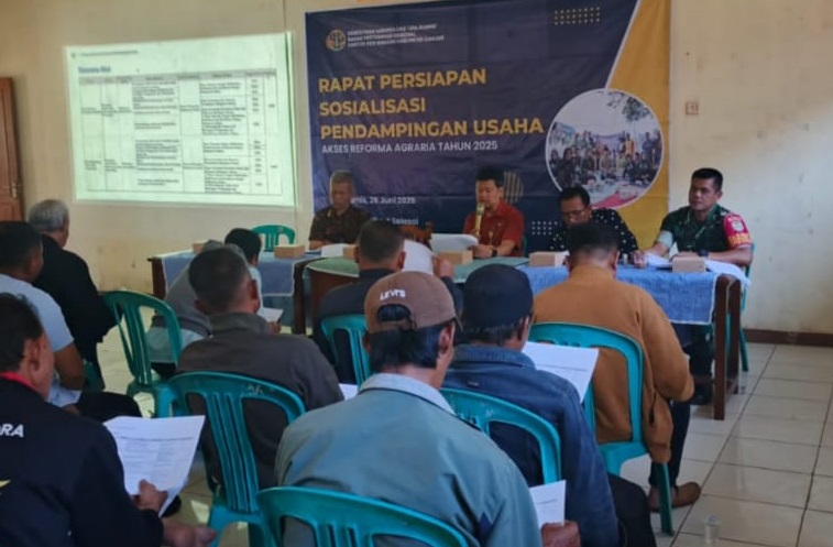 BABINSA DESA CAMPAKA HADIRI RAPAT SOSIALISASI USAHA AGRARIA TAHUN 2025