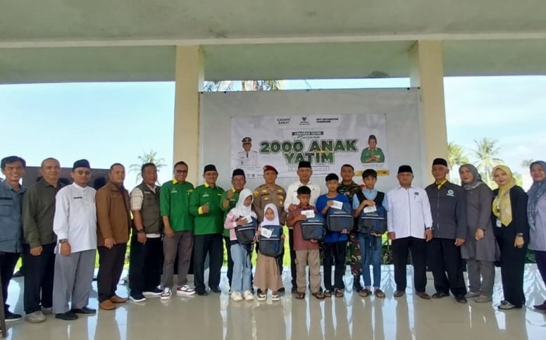 BABINSA DESA PADALUYU HADIRI KEGIATAN SANTUNAN ANAK YATIM, WUJUD NYATA KEPEDULIAN MASYARAKAT