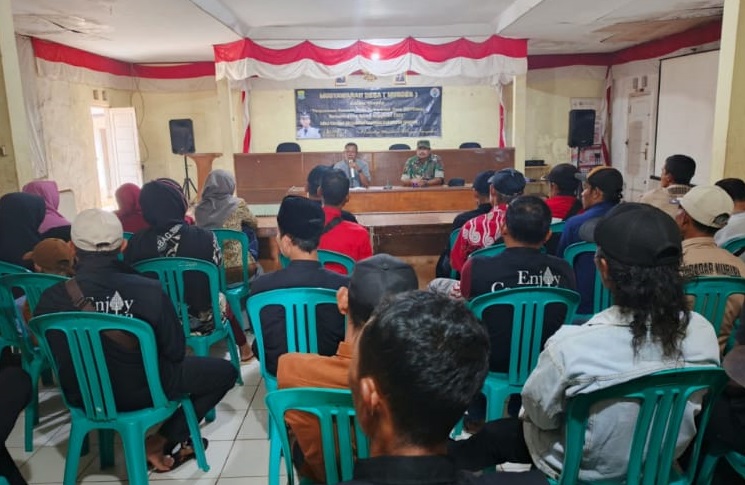 BABINSA CIDADAP HADIRI MUSRENBANG DESA UNTUK PERENCANAAN PEMBANGUNAN DESA YANG OPTIMAL