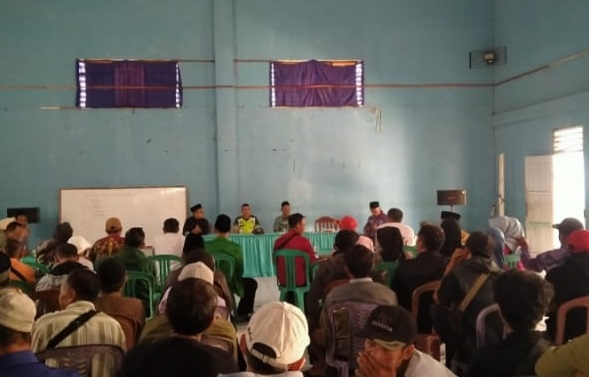 PERKUAT KERJA SAMA PEMBANGUNAN DESA, BABINSA WANGUN JAYA HADIRI RAPAT KOORDINASI PHBM