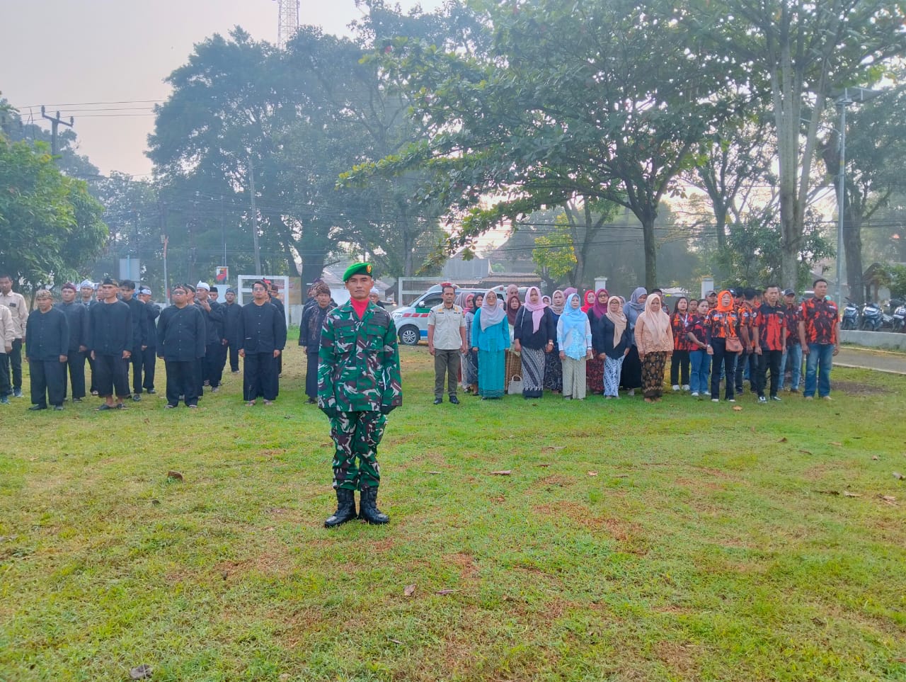 ANGGOTA KORAMIL 0608-11/BOJONGPICUNG MENGIKUTI KEGIATAN UPACARA HARI JADI CIANJUR KE 348 TAHUN 2025