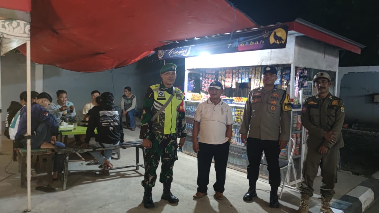 SERKA KHOLDIN LAKSANAKAN PATROLI CIPKON GABUNGAN TNI-POLRI UNTUK MENGANTISIPASI GUAN KAMTIBMAS