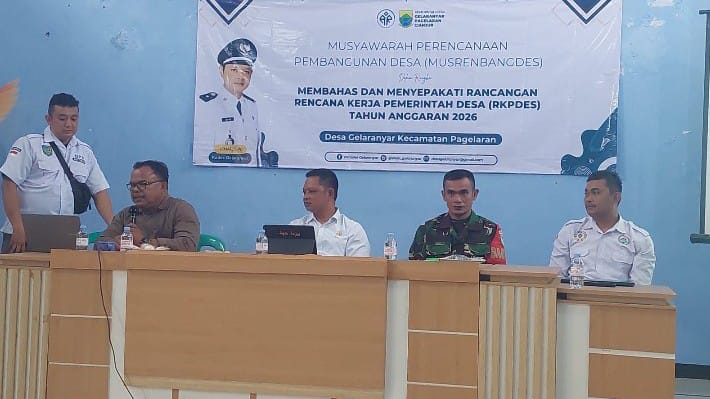 Babinsa Desa Gelaranyar Aktif dalam Musrenbangdes dan RKPDES Tahun 2026