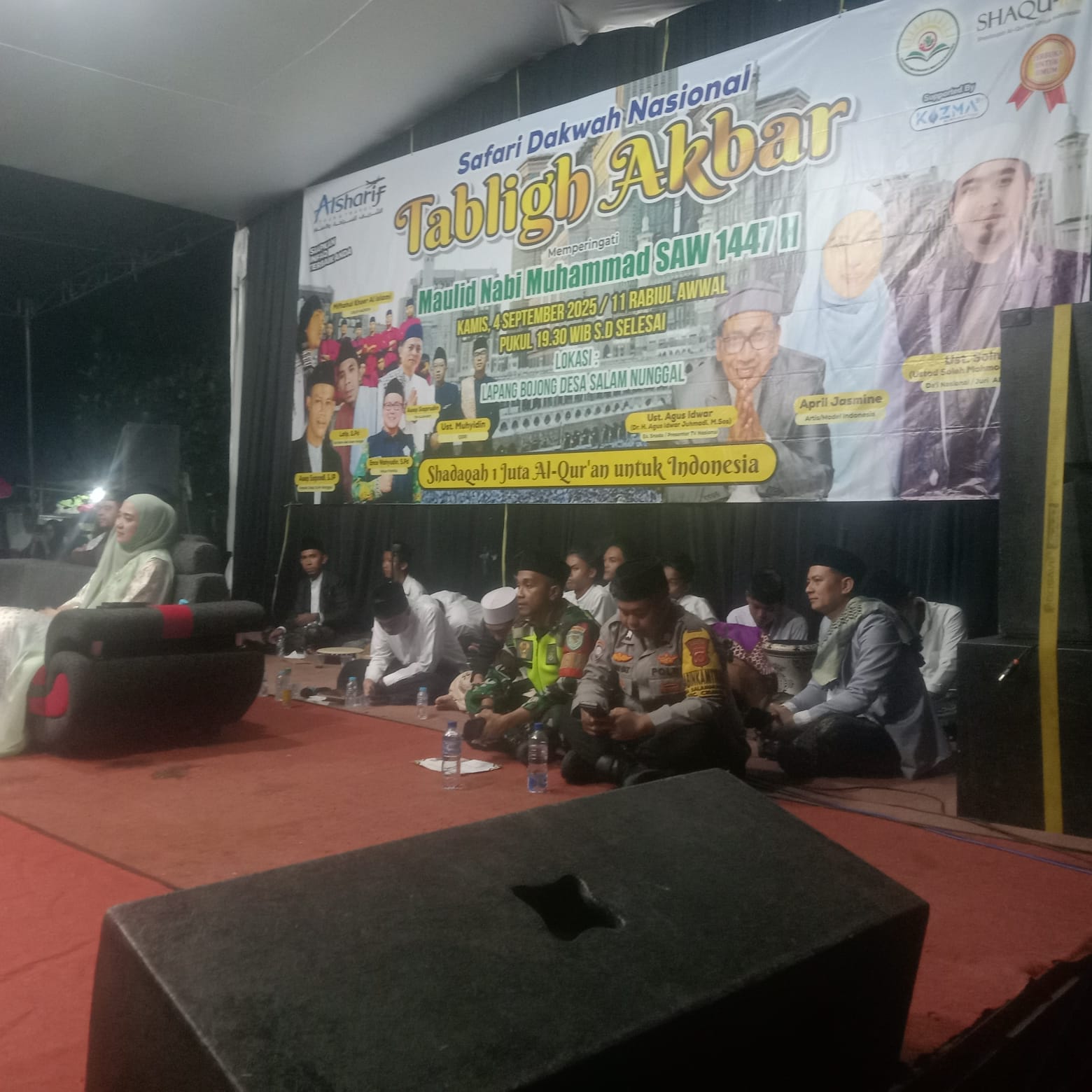 Babinsa Salamnunggal Aktif dalam Memperingati Maulid Nabi Muhammad SAW
