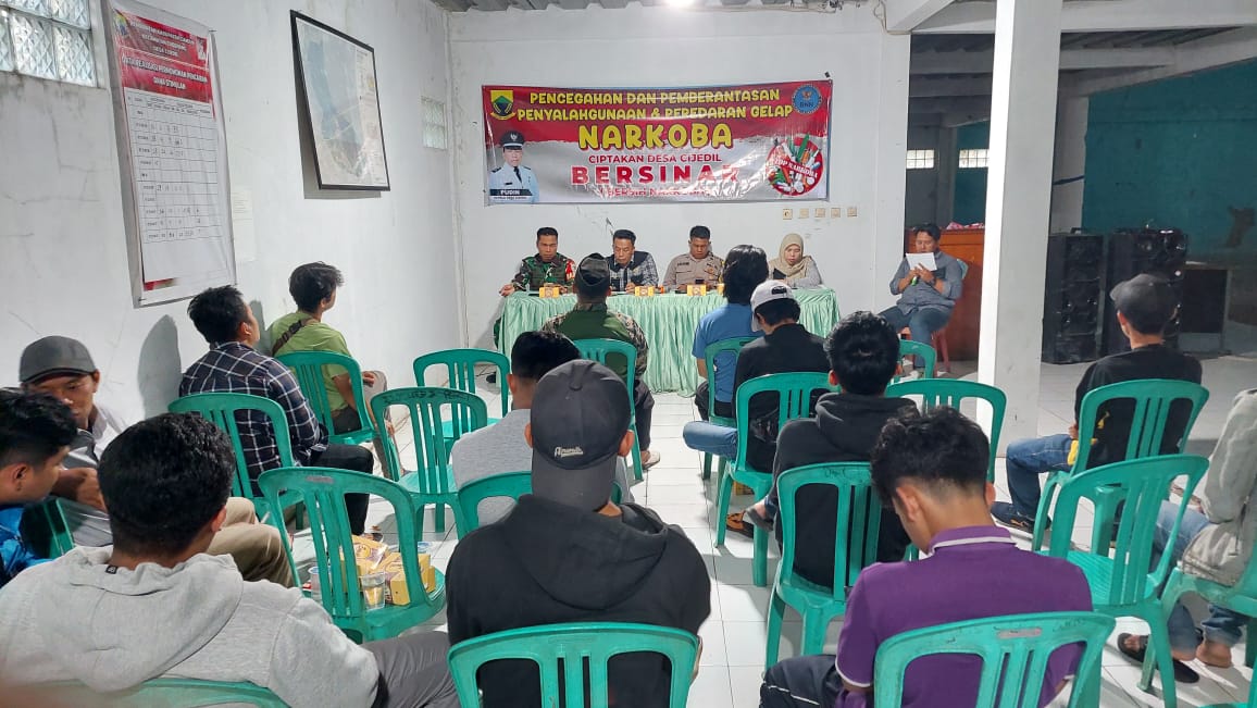 Babinsa Cijedil Berikan Materi Pencegahan dan Penyalahgunaan Narkoba dengan Tema ‘Cijedil Bersinar