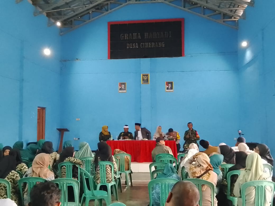 Babinsa Ciherang Sertu Ohin Rohmat Hadiri Musyawarah Persiapan Lomba KKS Tingkat Provinsi