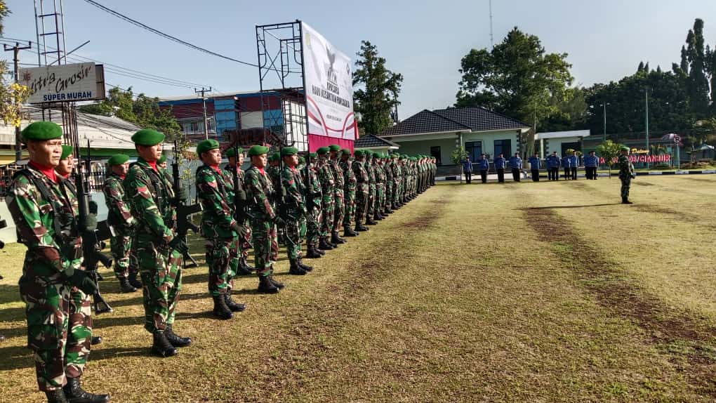 Anggota Kodim 0608/Cianjur Laksanakan Upacara Peringatan Hari Kesaktian Pancasila Ke-60 Tahun 2025