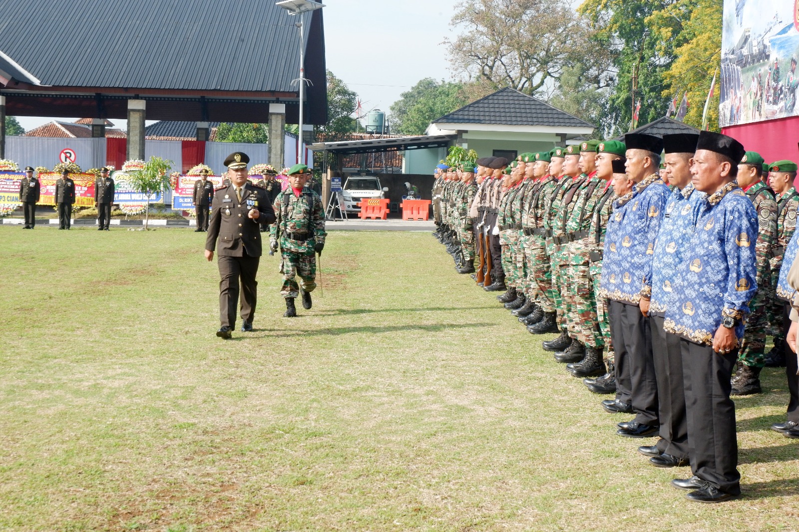 Kodim 0608/Cianjur Gelar Upacara HUT ke-80 TNI dengan Tema “TNI Prima – TNI Rakyat – Indonesia Maju