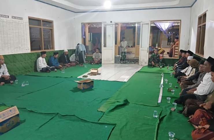 Sertu Dea Perkuat Silaturahmi dalam Peringatan Maulid Nabi di Hegarmanah
