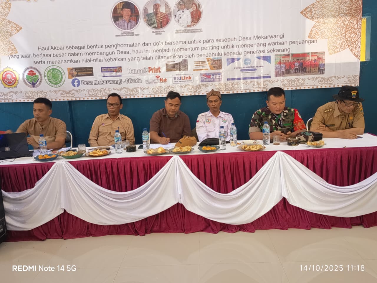 Babinsa Desa Mekarwangi Hadiri Musdes, Fokus Bahas Pembangunan dan Ketahanan Pangan