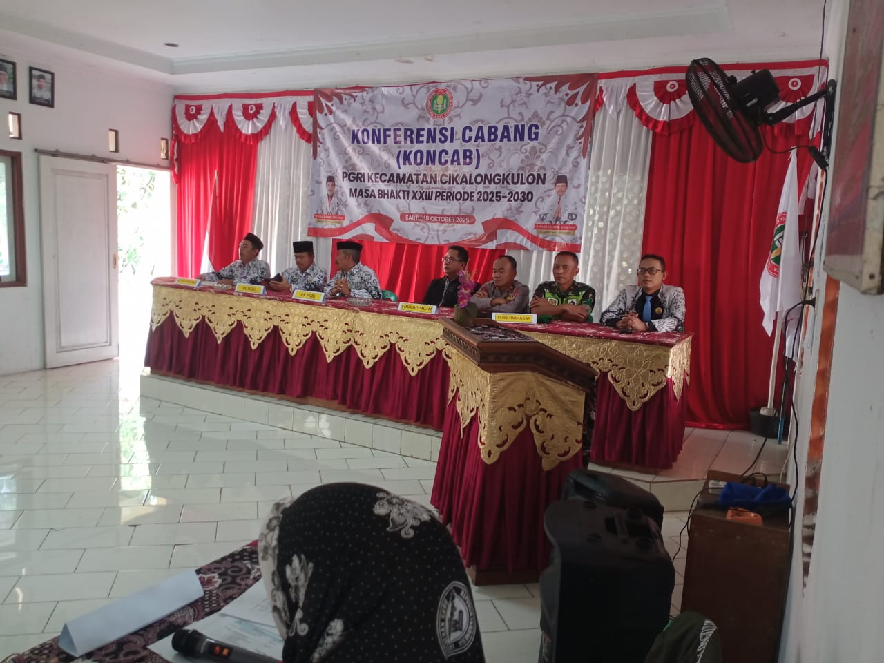 Dukung Pendidikan, Peltu Agus Hadiri Konferensi PGRI Masa Bhakti 2025-2030