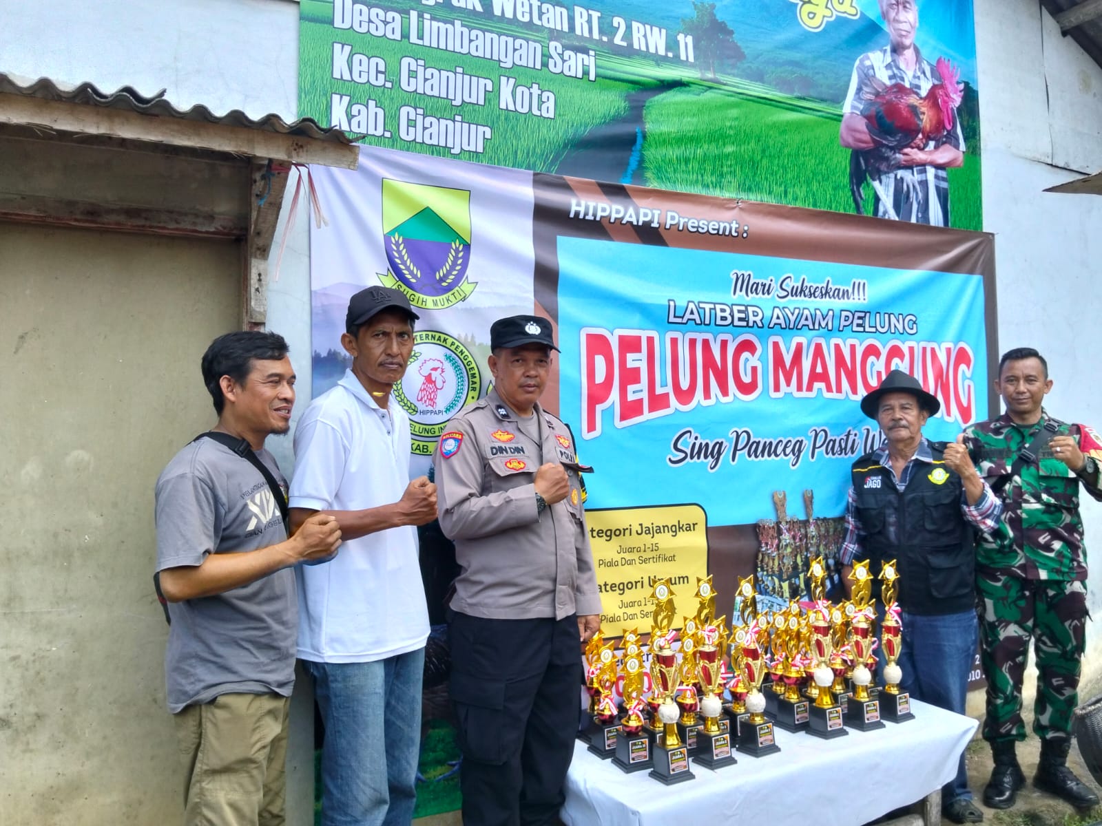 Serka J. Erwin Hadiri dan Dukung “Latber Ayam Pelung” di Cianjur, Jaga Stabilitas dan Lestarikan Budaya Lokal