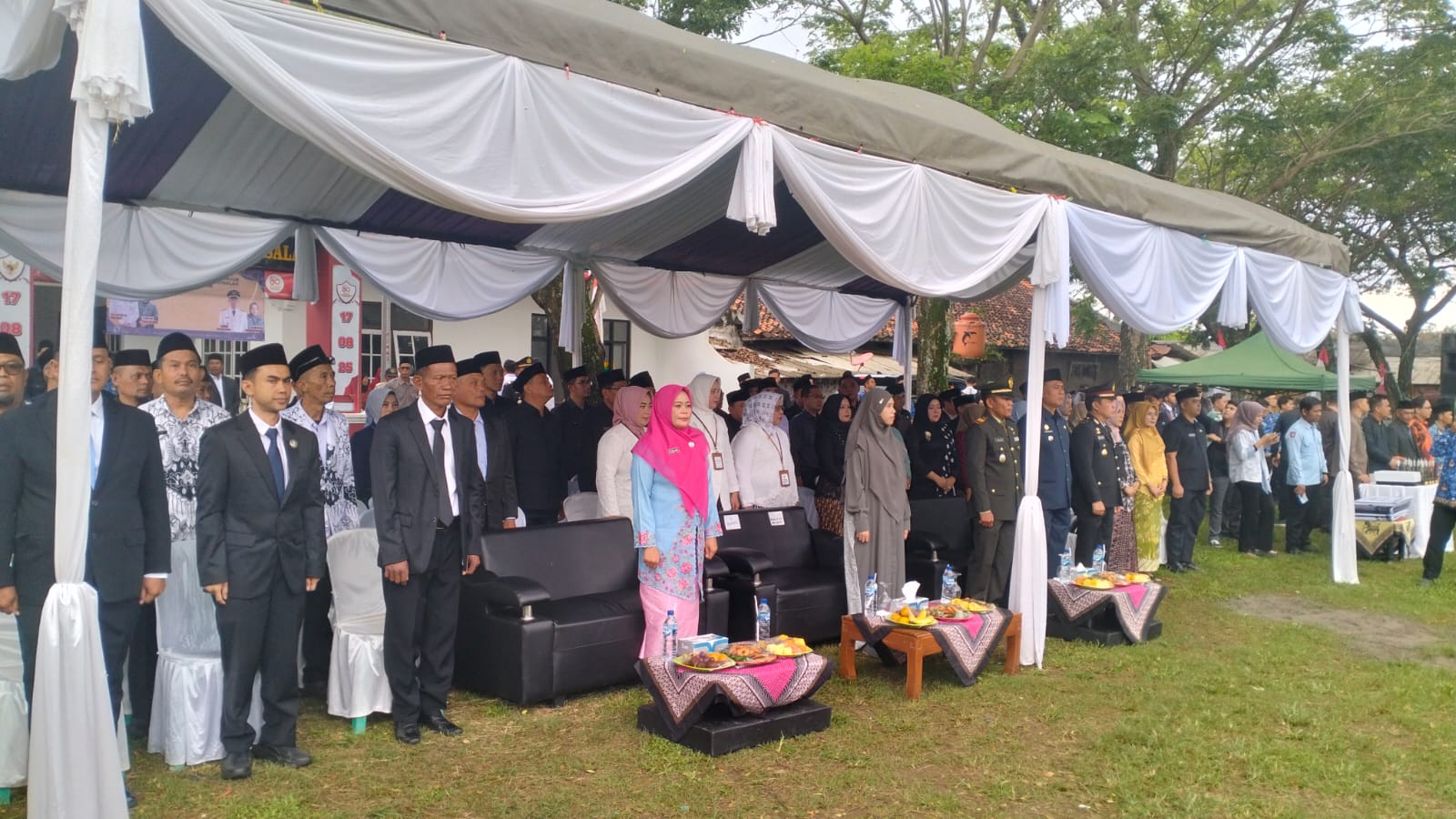 Kapten Inf Purwadi Dampingi Bupati Cianjur dalam Upacara Sumpah Pemuda di Cidaun