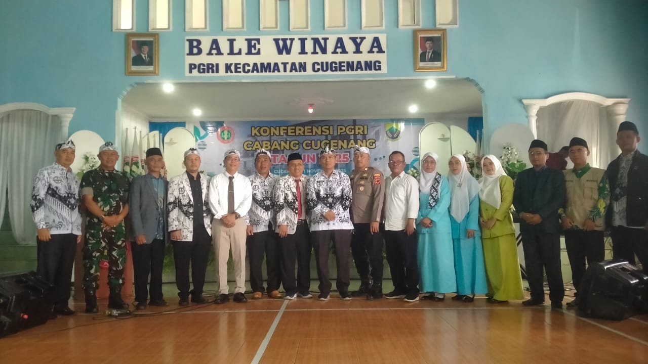 Danramil Cugenang Pastikan Kondusivitas Konferensi PGRI, Dorong Sinergi Pendidikan dan Pertahanan Wilayah