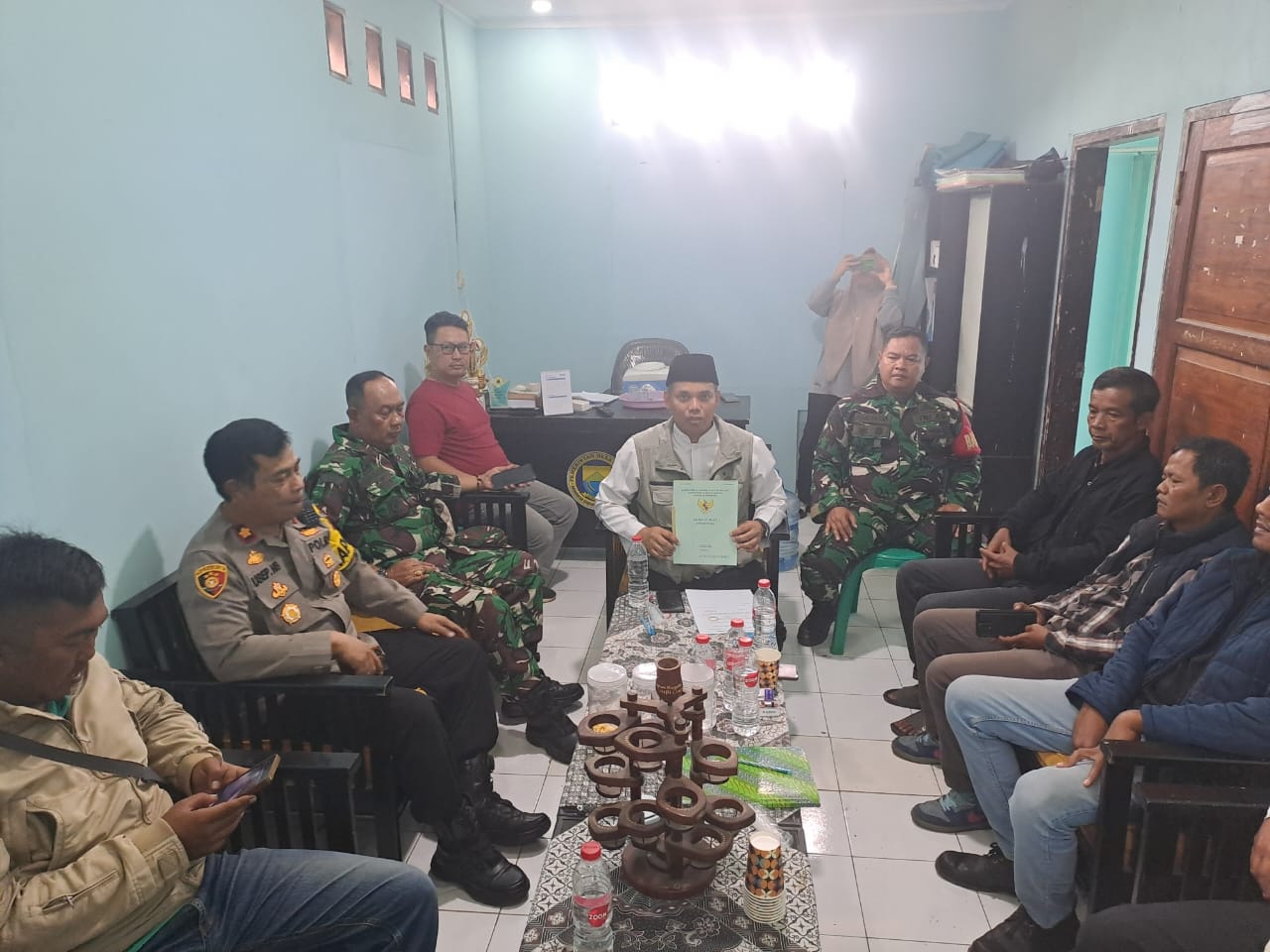 Kapten Suhardi Jamin Kondusivitas Audiensi Benjot, Tiga Pilar Kawal Penyerahan Jaminan Pengembalian Dana BUMDes
