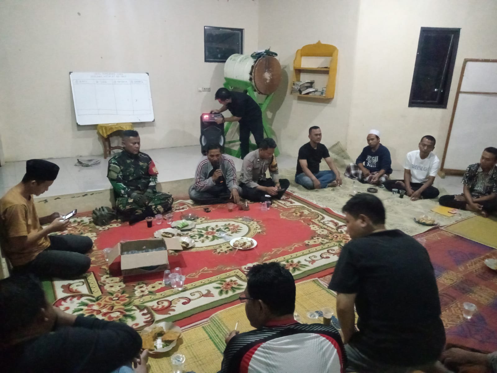 Komitmen TNI: Danramil 0608-01/Kota Hadiri Pemilihan Ketua RT 01/18 di Perumahan Catur Siwi