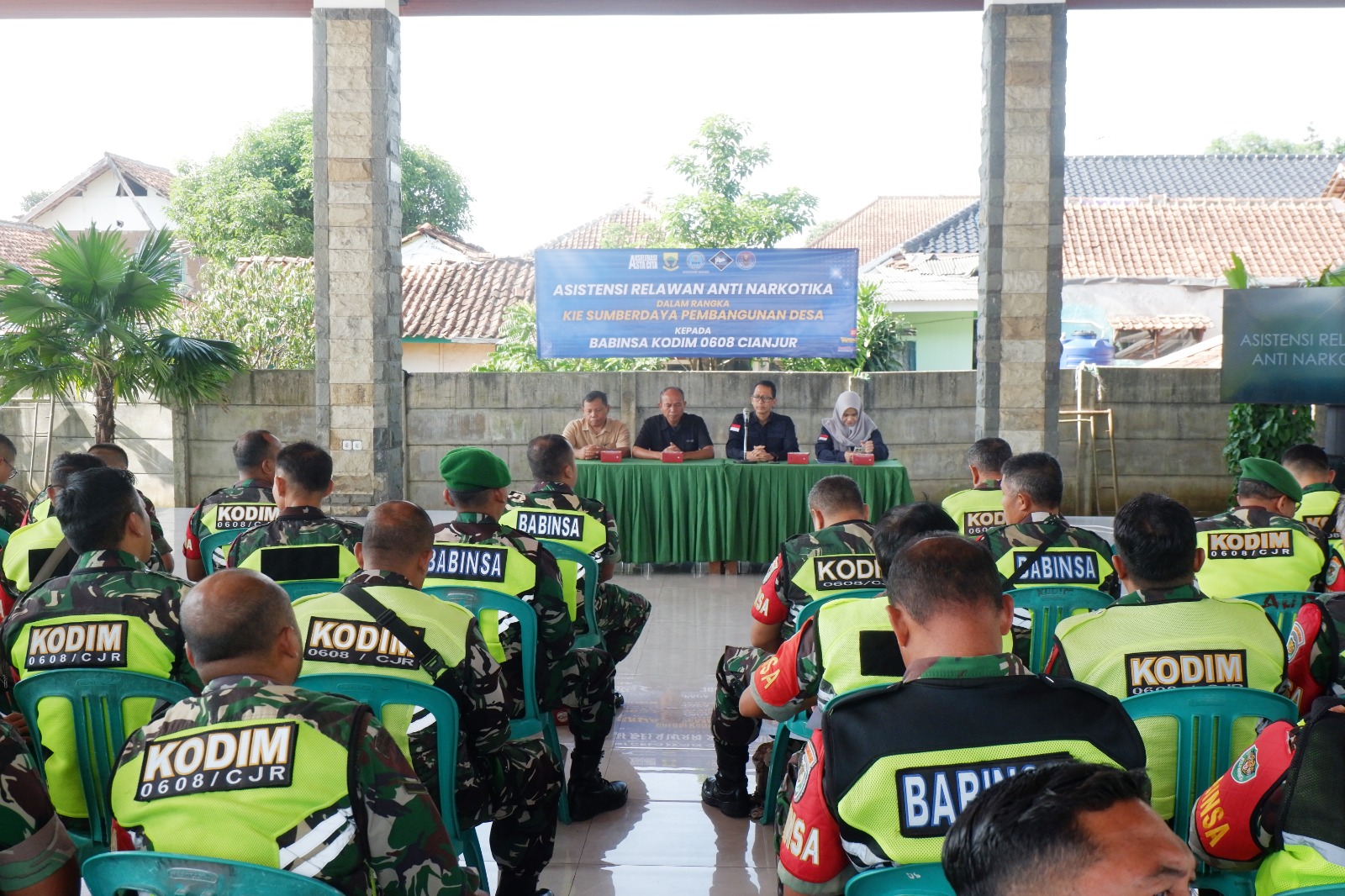 Babinsa Garda Terdepan: Kodim 0608/Cianjur dan BNN Bersinergi Melawan Narkoba Hingga Tingkat Desa