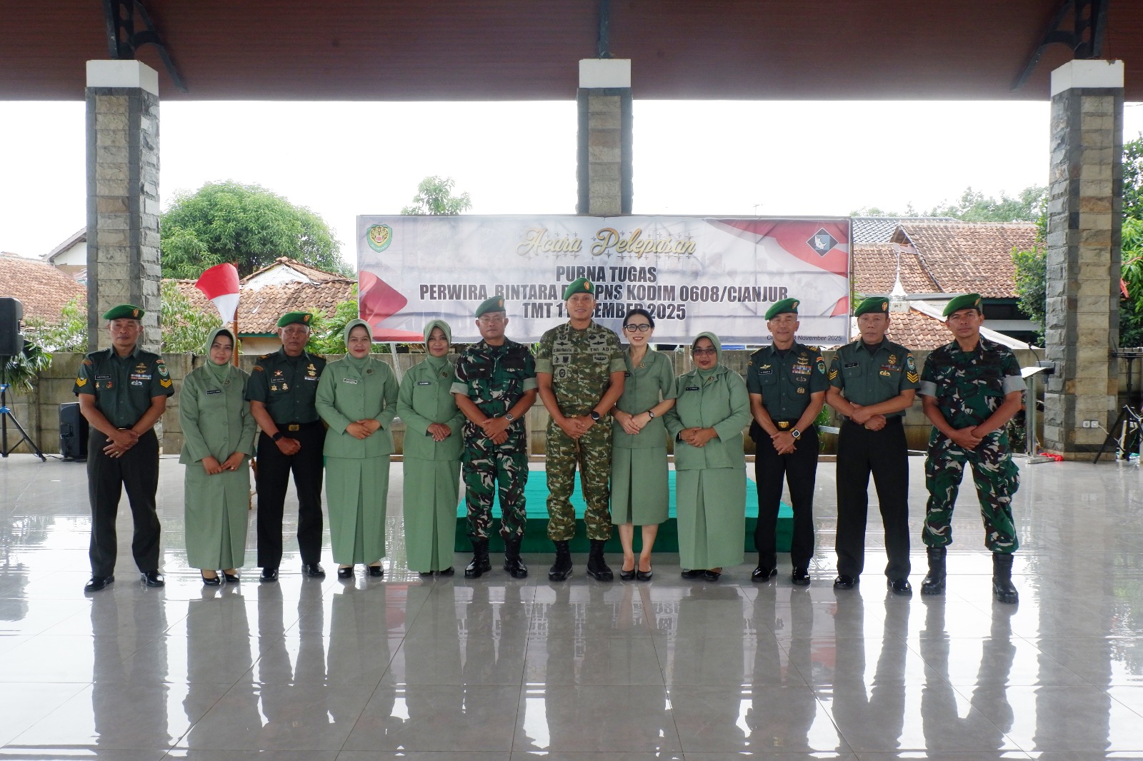 Dandim Cianjur Lepas Purna Tugas Anggota: Apresiasi Dedikasi dan Loyalitas Prajurit Sejati