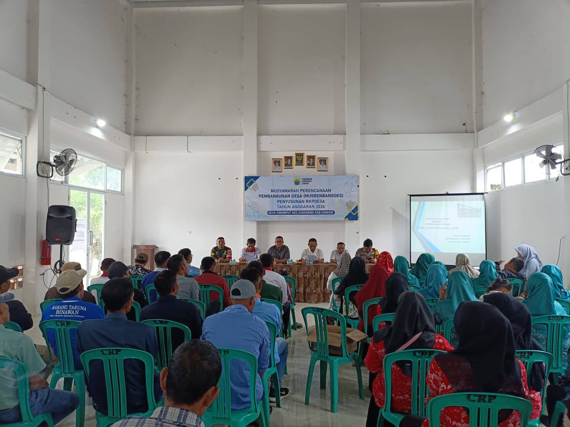 Kawal Pembangunan Desa, Babinsa Desa Cirumput Hadiri Musrenbangdes RKPD Tahun Anggaran 2026