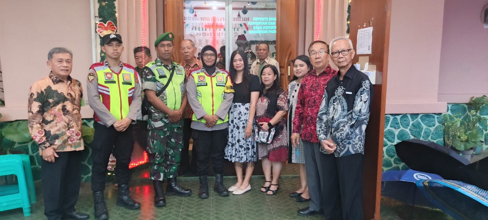 Sertu Yoyok Pastikan Ibadah Perayaan Natal di Gereja Peniel Berlangsung Khidmat dan Aman