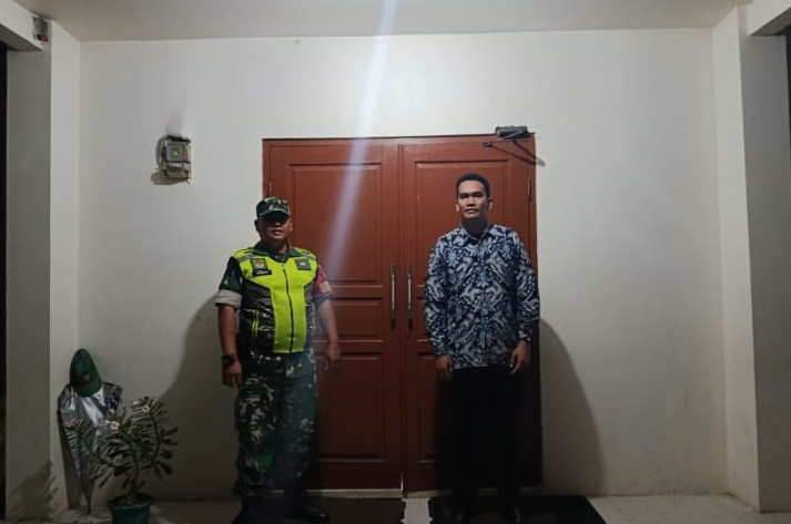 Wujudkan Rasa Aman di Awal Tahun, Serka Hendriana Kawal Ibadah Tahun Baru di Gereja Advent Ciranjang