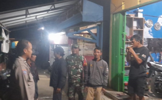 Jamin Keamanan Wilayah, Serka Priyanto Beng Monitoring Pos Ronda Desa Nyalindung