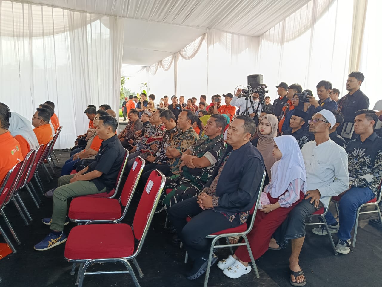 Perkuat Kedaulatan Pangan, Danramil Ciranjang Kapten Arm. Yayan Kawal MOU Kerjasama Pemprov DKI Jakarta dan Pemkab Cianjur