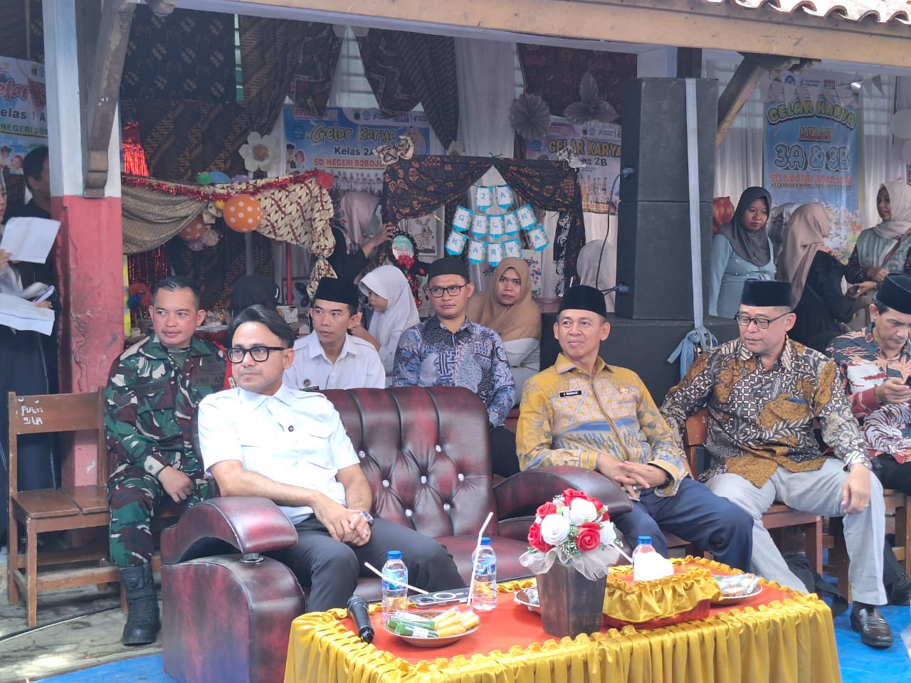 Sambut Bulan Suci, Babinsa Desa Bobojong Serka Dasep Kawal Agenda Papajar Wakil Bupati Cianjur