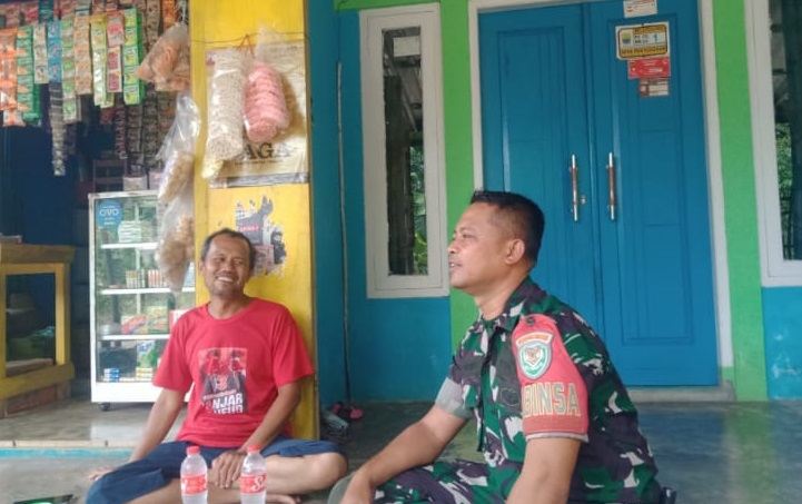 Sinergi Babinsa Panyusuhan Melalui Giat Binjarter Bersama Tokoh Masyarakat