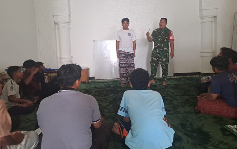 Tanamkan Nilai Kebangsaan, Serka Dadang Suhendi Berikan Pembinaan di Baitul Al Karim