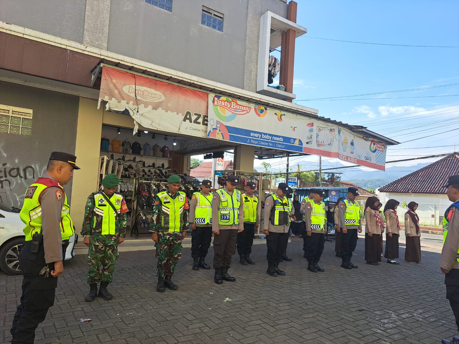 Pastikan Arus Mudik Aman, Kopka Samsul Kawal Ketat Pos PAM 8 Cibeber