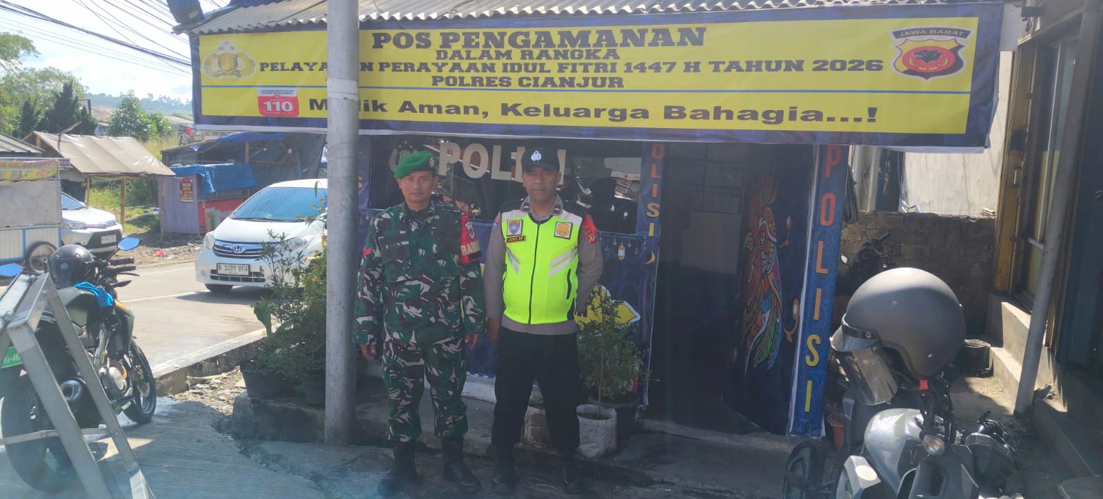 Sinergitas Pengamanan Idul Fitri 1447 H: Koptu Rizka Krisandi Kawal Kondusivitas di Pos PAM GSP