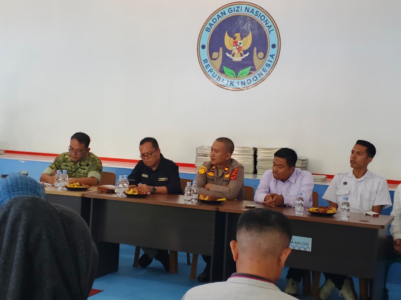 Dukung Ketahanan Gizi Masyarakat, Danramil 13/Pagelaran Kapten Arm Siregar Kawal Launching Makan Bergizi Gratis