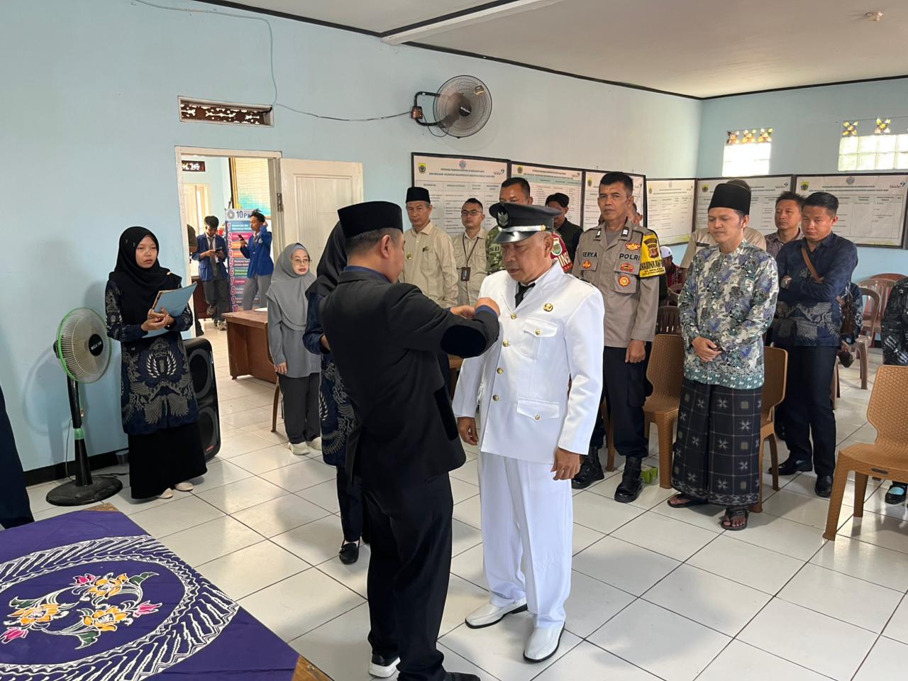 Serda Satria BS Kawal Pelantikan Penjabat Kepala Desa Neglasari