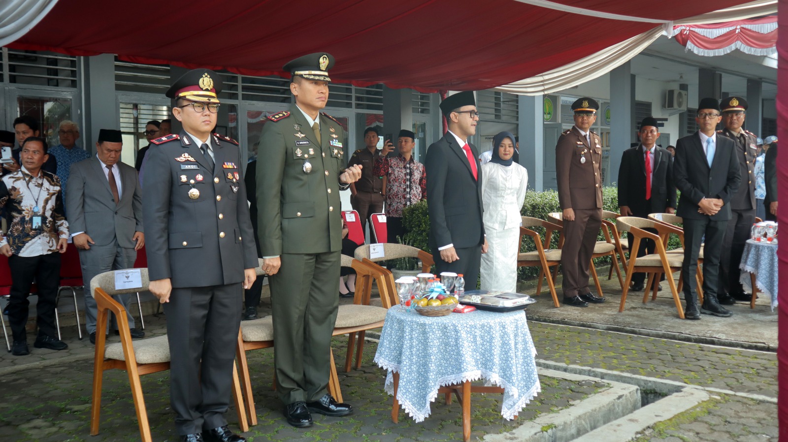 Dandim 0608/Cianjur Hadiri Upacara Peringatan Hari Lahir Pancasila Tingkat Kabupaten Tahun 2026